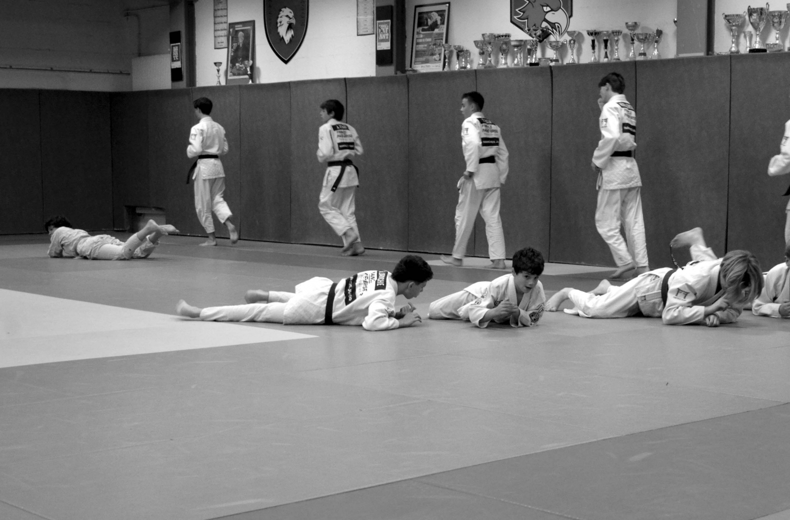 Cours de judo minimes sur le tatami