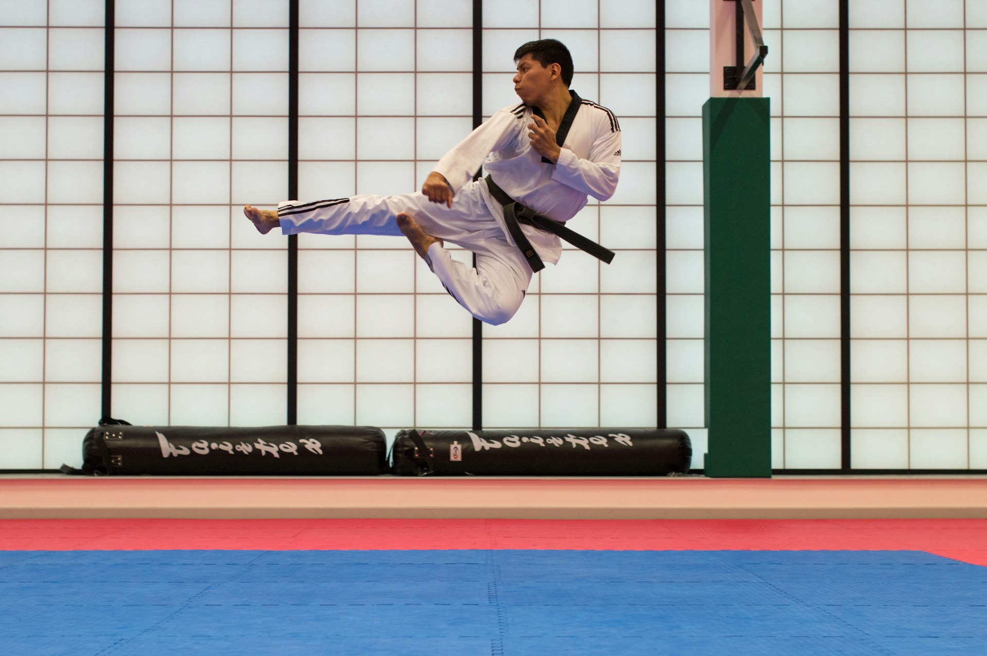Entraînement de karaté, travail technique